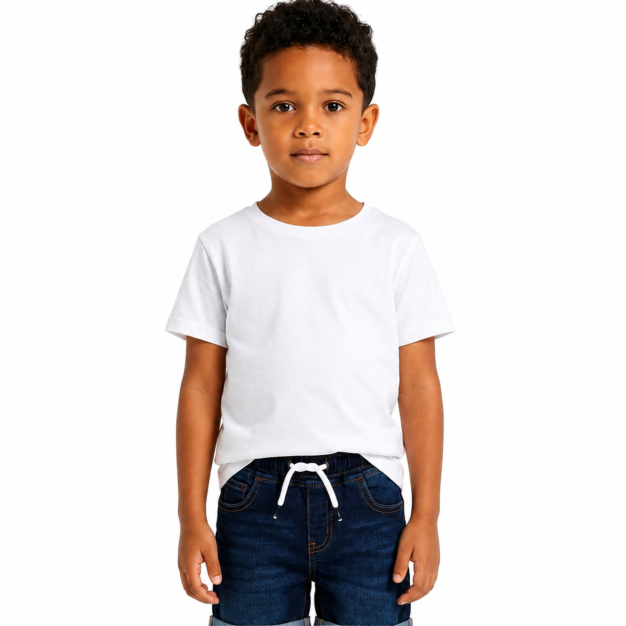 Classic Denim Rolled Shorts