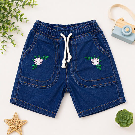 Girls Summer Denim Shorts