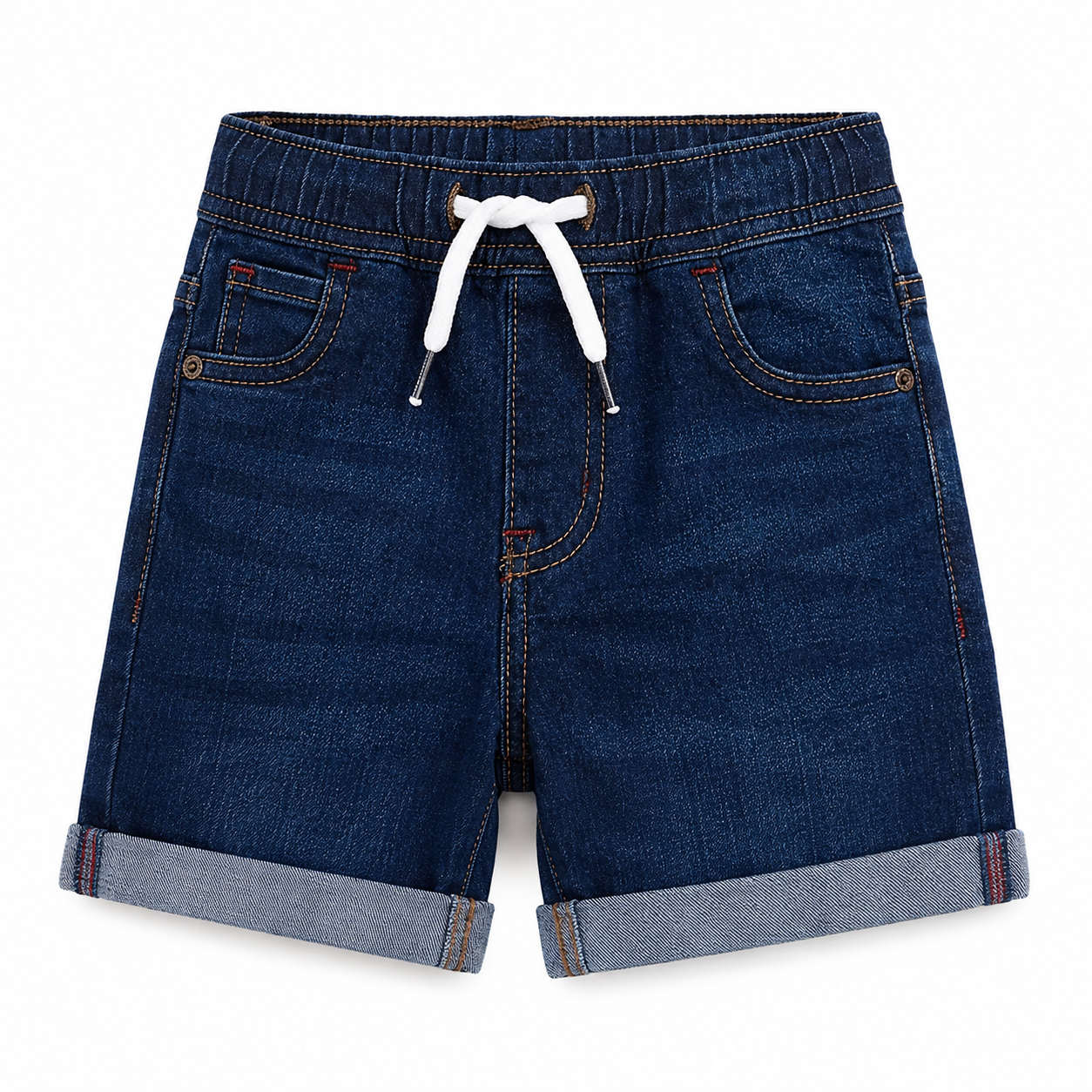 Classic Denim Rolled Shorts