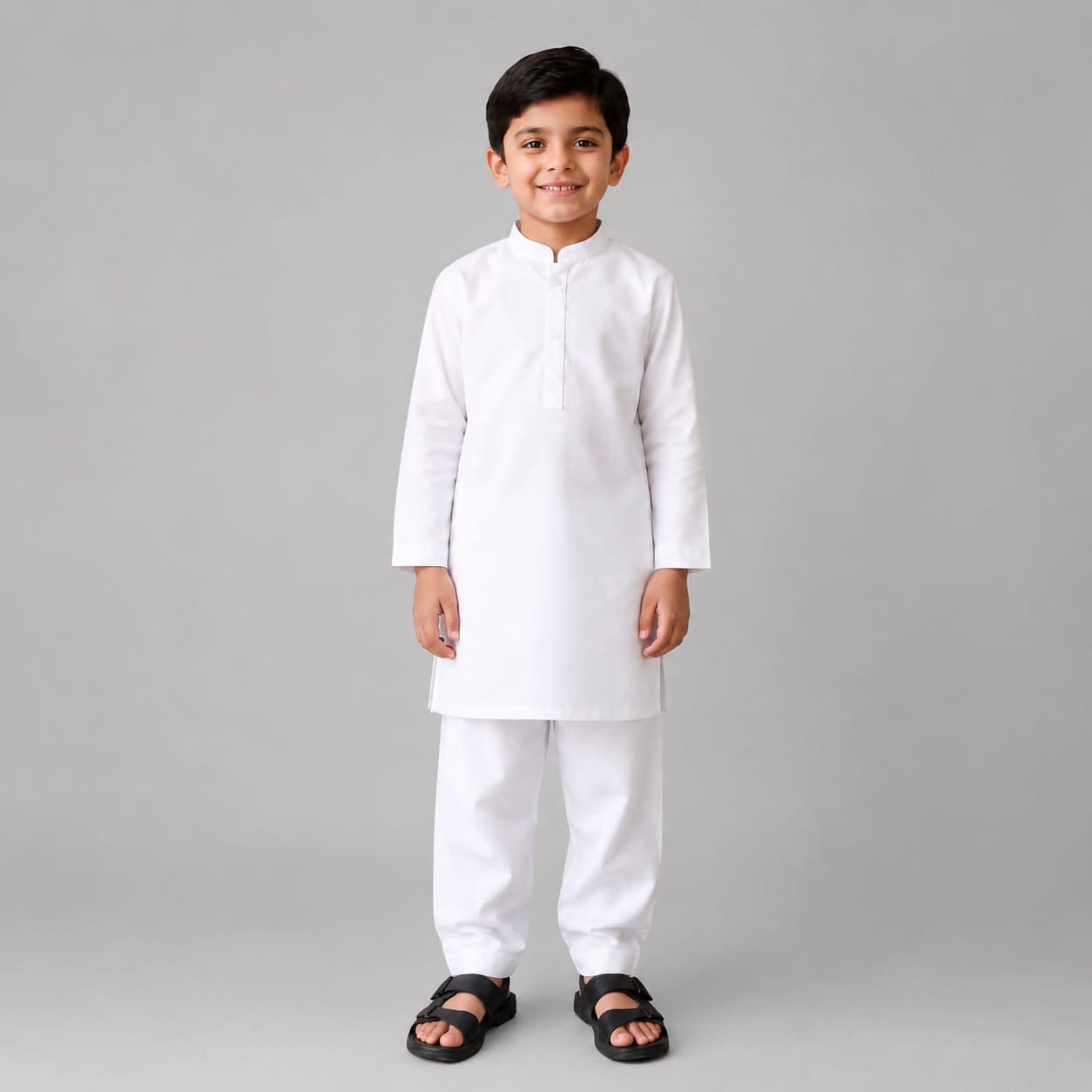Premium White Cotton Kurta Set